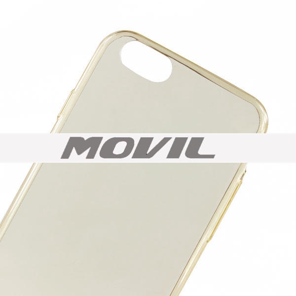 NP-2353 Ultra delgado transparente TPU funda para iPhone 6-11